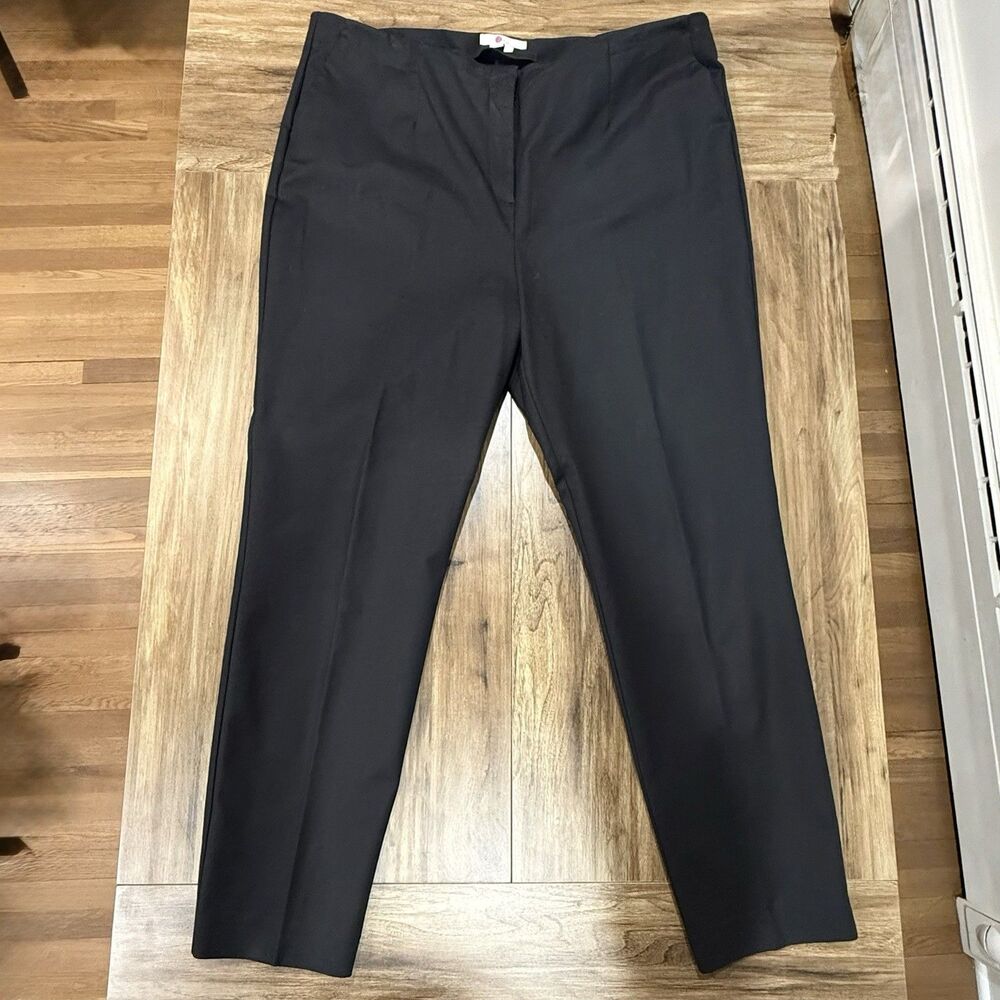 Boden Pants Women High Rise Crop Black Regular Career Business Office Size 16R